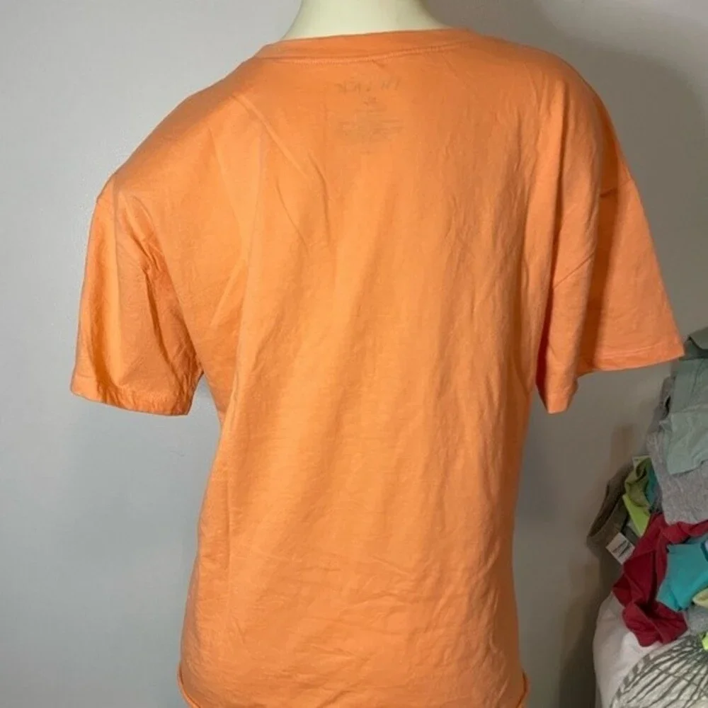 Women's Awake Orange Graphic Tee Size XL - Picture 2 of 4